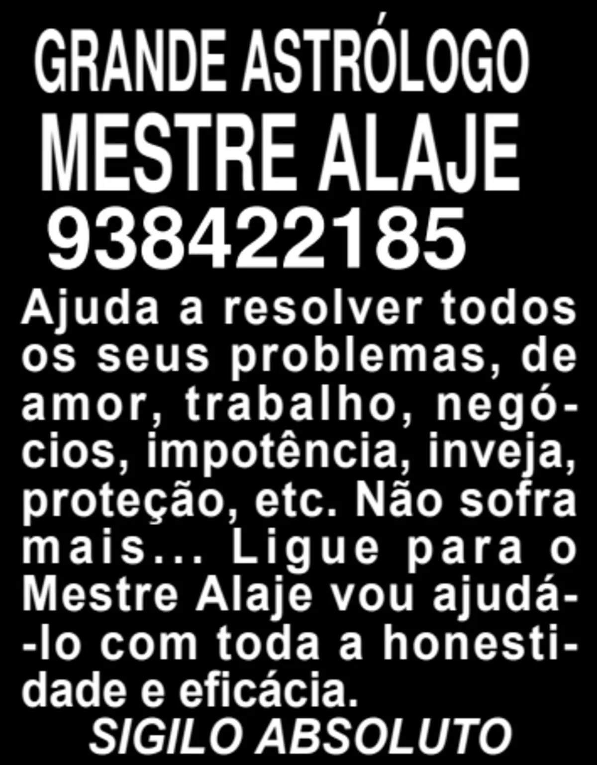Imagem de contexto do artigo GRANDE ASRÓLOGO