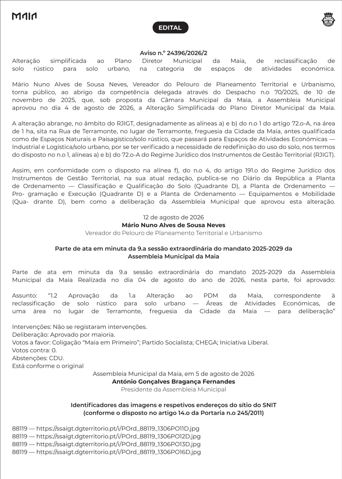 Imagem de contexto do artigo AVISO 24396